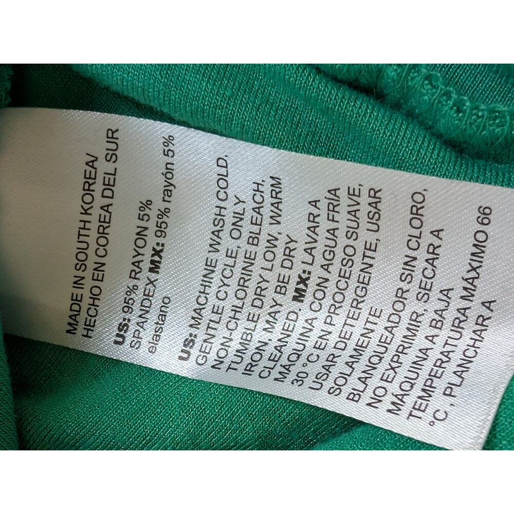 Chico's Women's Size XL (3) Green Pullover Top Dolman Relaxed Casual Shirt EUC - Picture 7 of 13